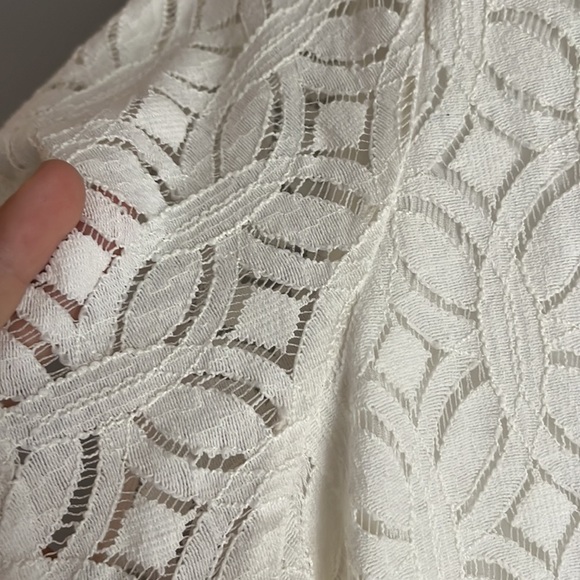 Market and spruce off white zip up T shirt - Picture 4 of 6